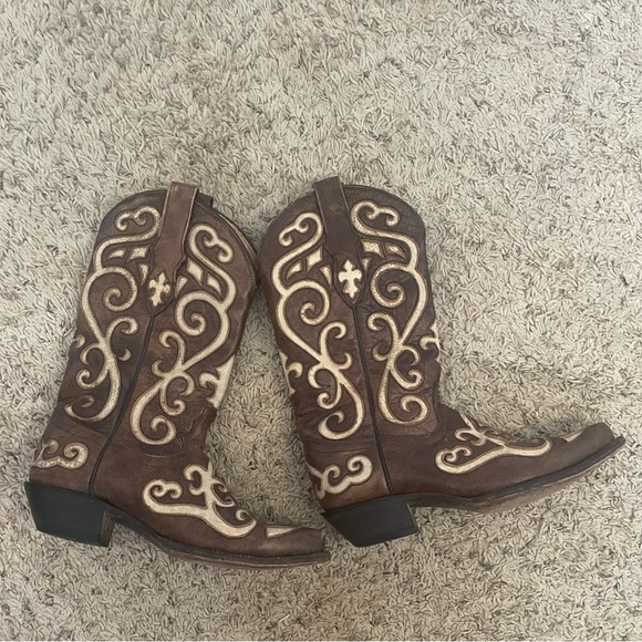 Brown Corral Cowgirl Boots - Picture 1 of 3